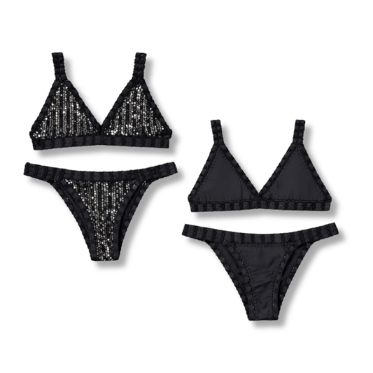 Las vegas night (lentejuelas) + Total Black