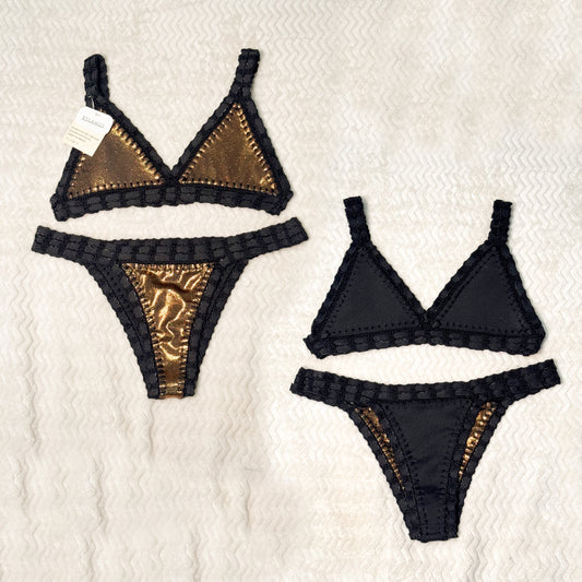 Dark bronce + Total black